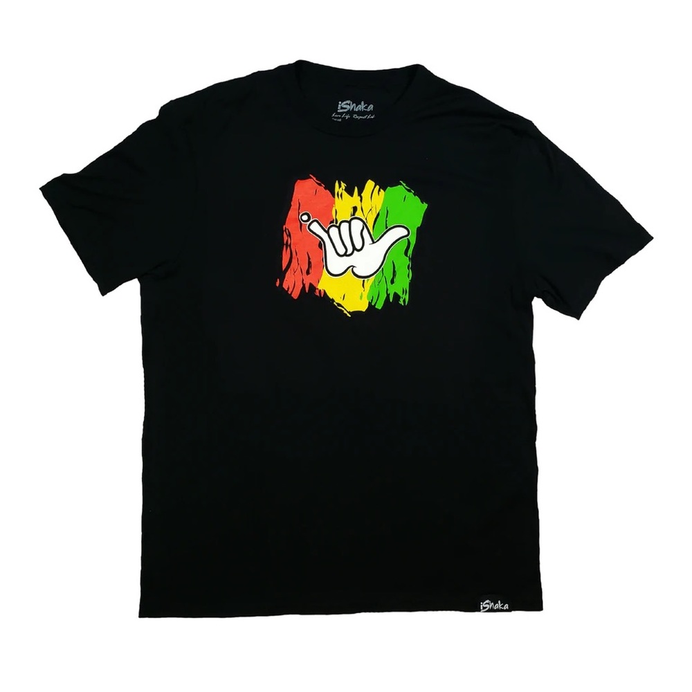 iSHAKA Black Rasta Tee